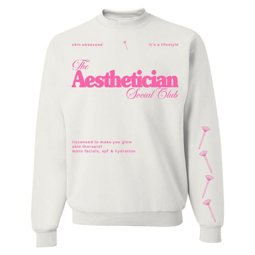 'Aesthetician Social Club' Crewneck Sweatshirt