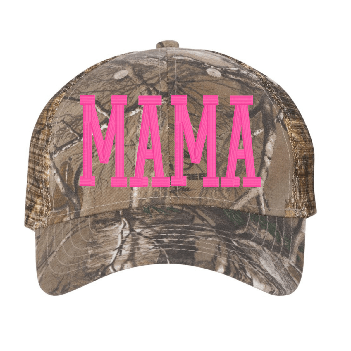 Camo 3D Embroidery Trucker Hat