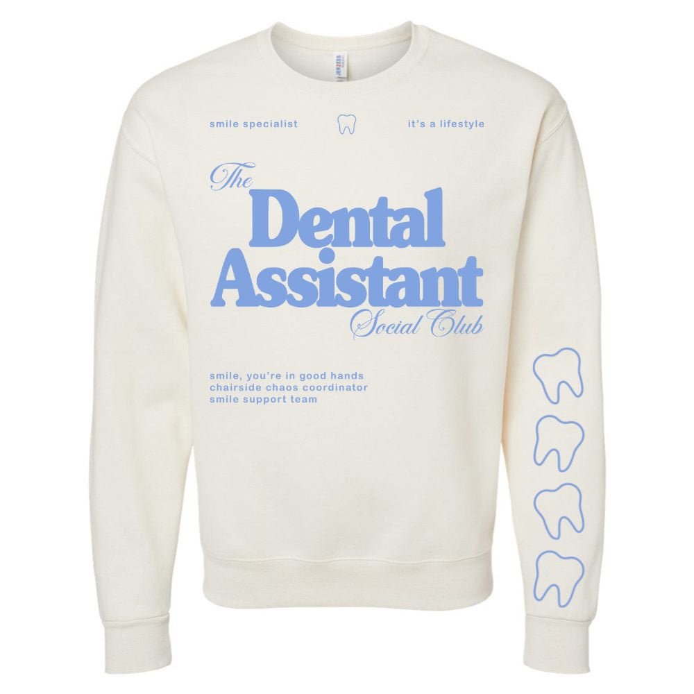 ‘Dental Hygienist Social Club' Crewneck Sweatshirt