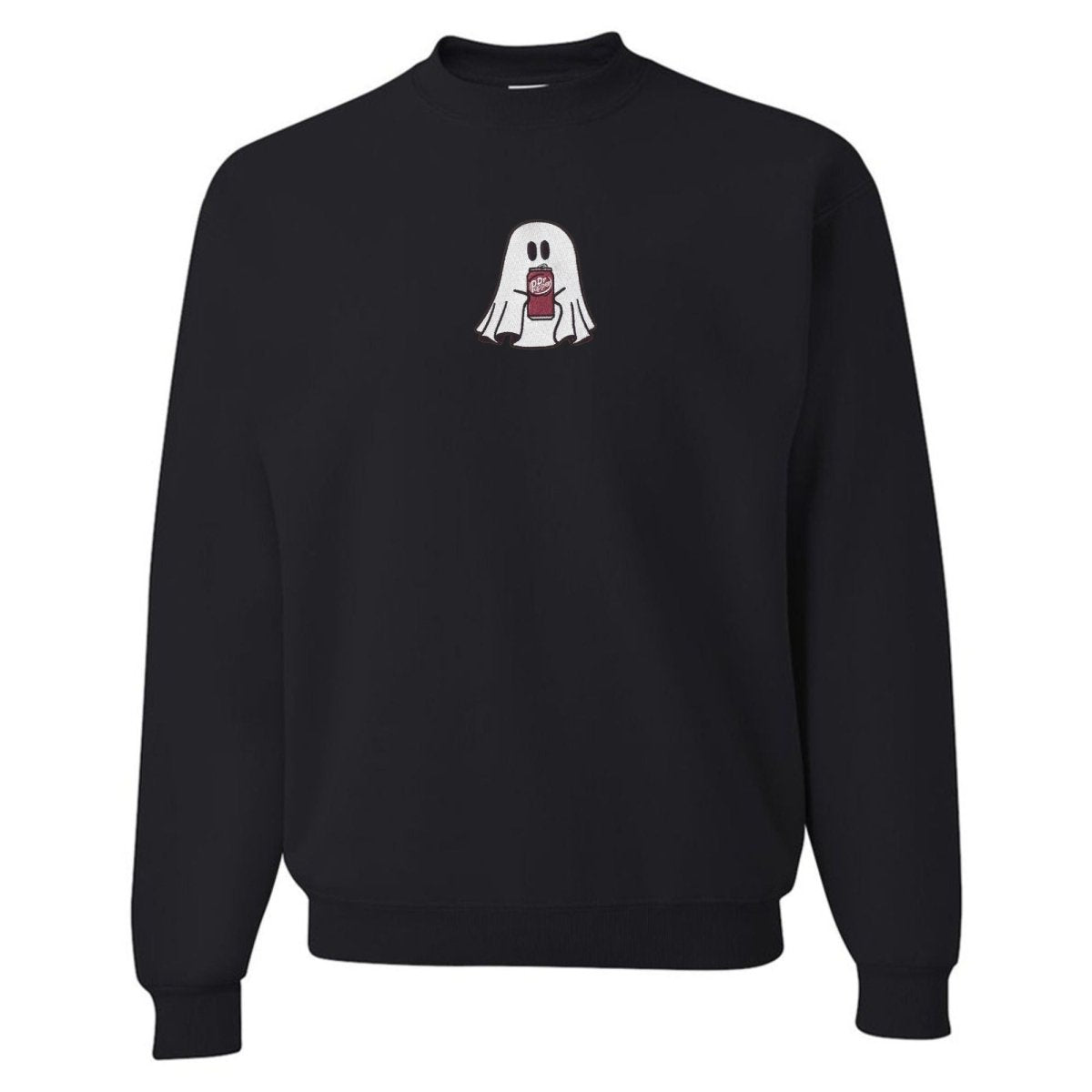 'Dr. Pepper Ghost' Embroidered Crewneck Sweatshirt