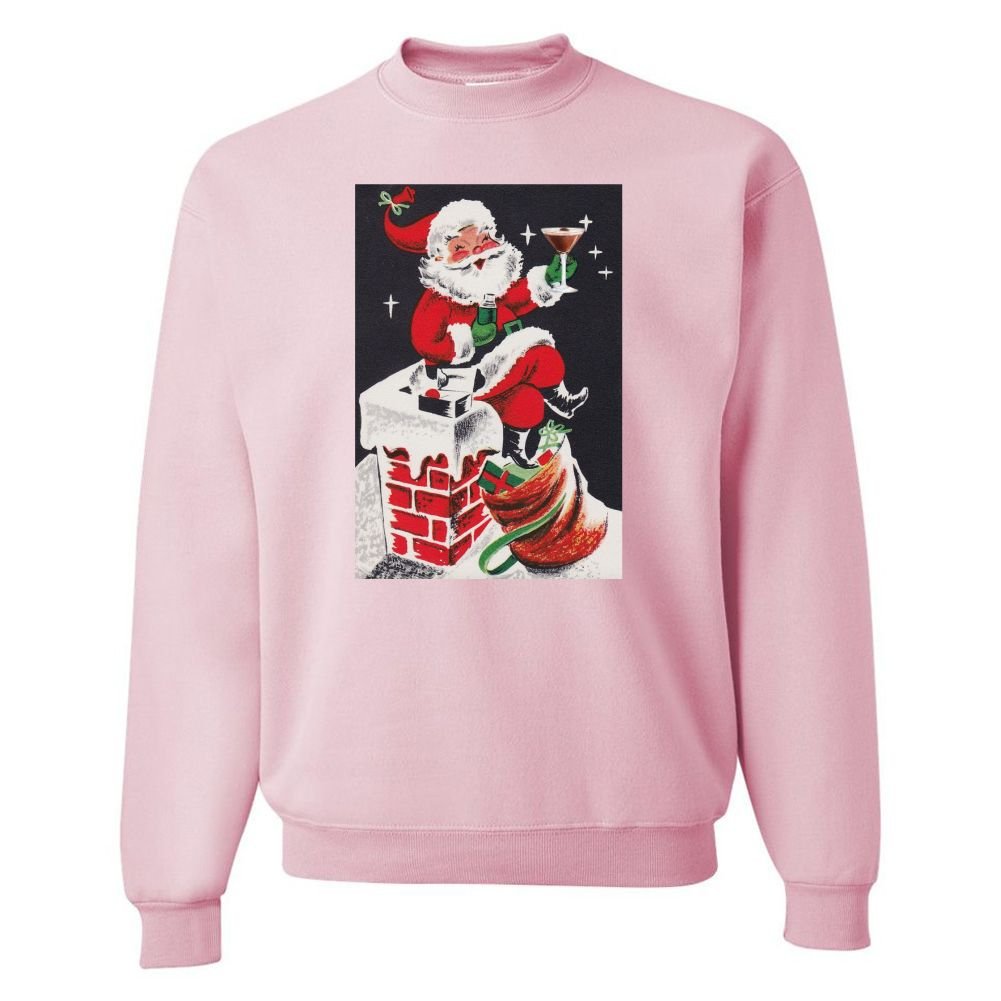 'Espresso Martini Santa' Crewneck Sweatshirt