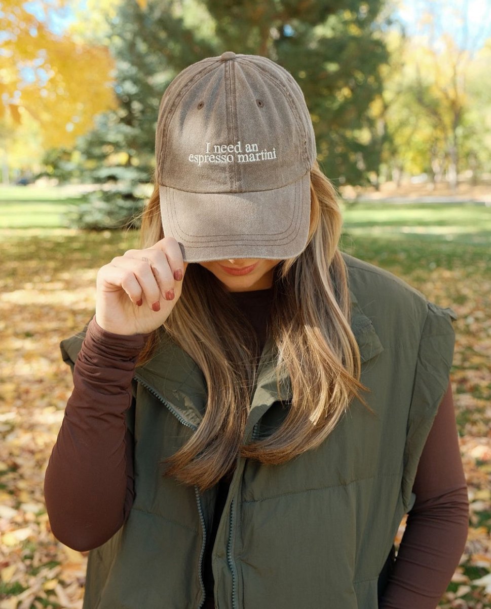 'I Need An Espresso Martini' Baseball Hat