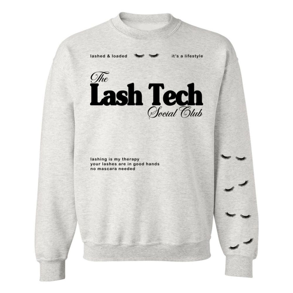 ‘Lash Tech Social Club' Crewneck Sweatshirt