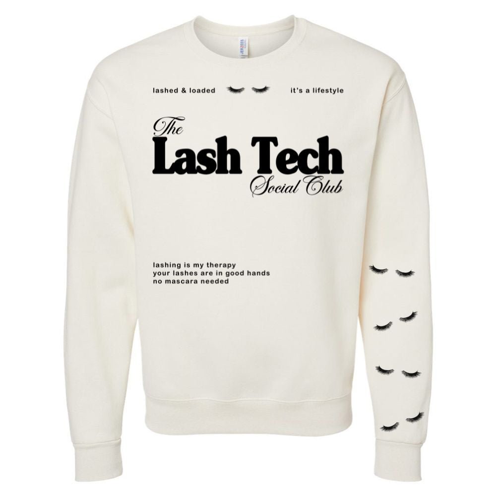 ‘Lash Tech Social Club' Crewneck Sweatshirt