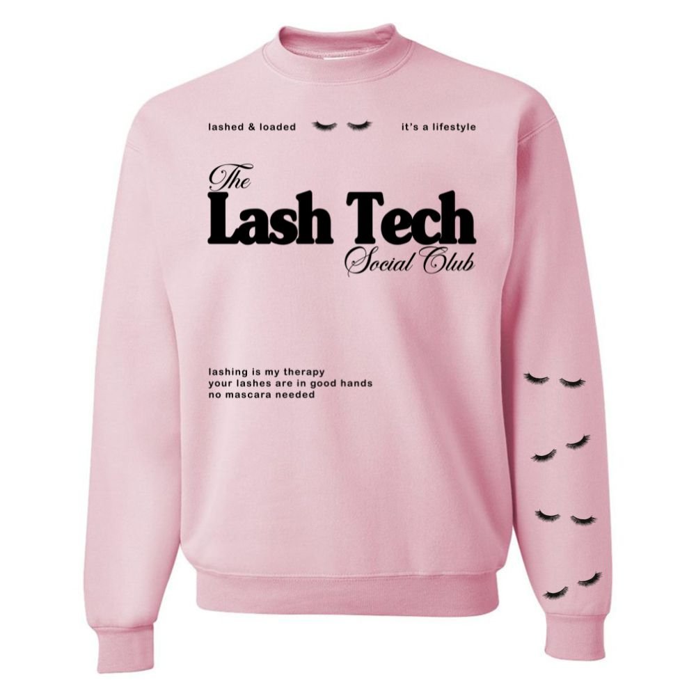 ‘Lash Tech Social Club' Crewneck Sweatshirt