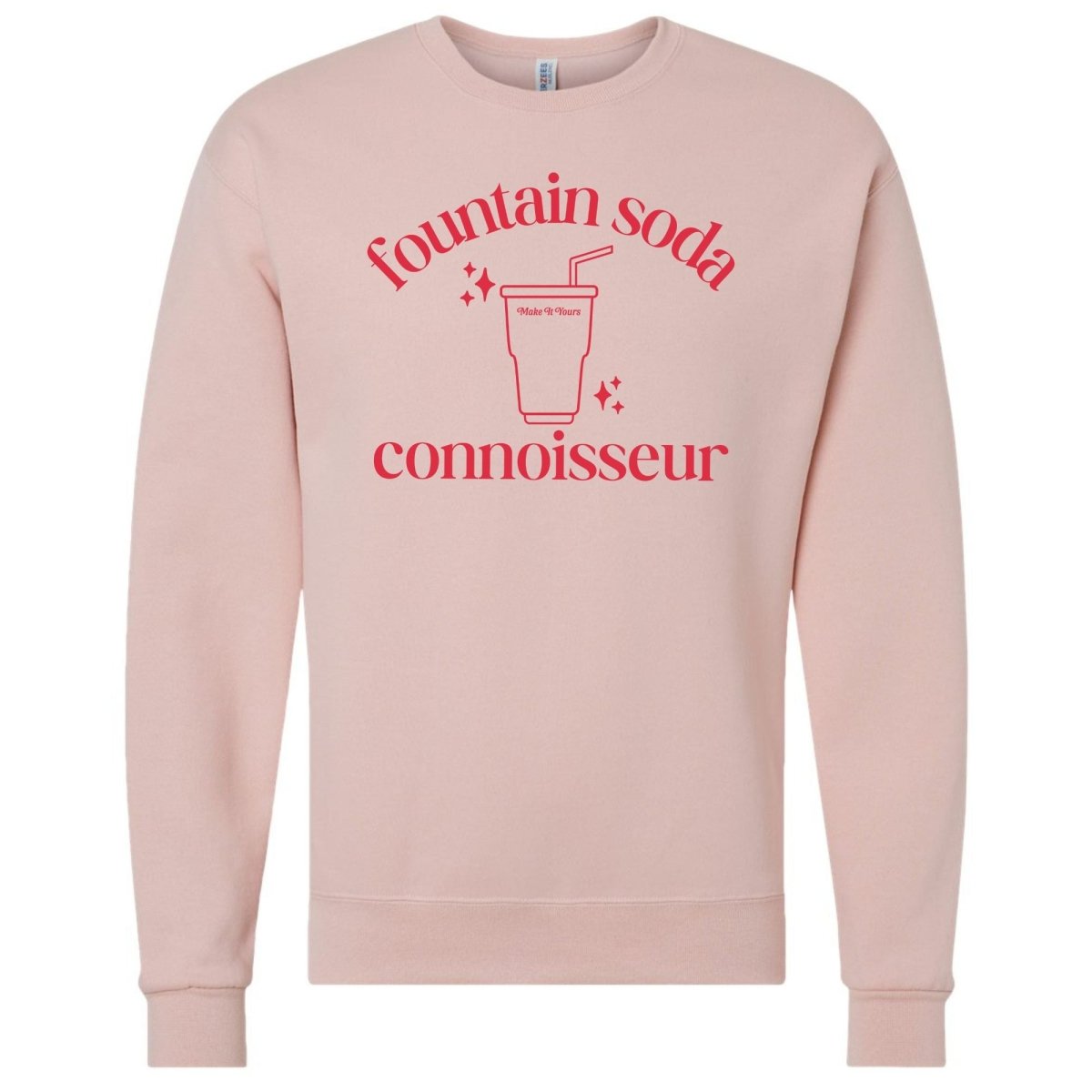 Make It Yours™ 'Fountain Soda Connoisseur' Crewneck Sweatshirt