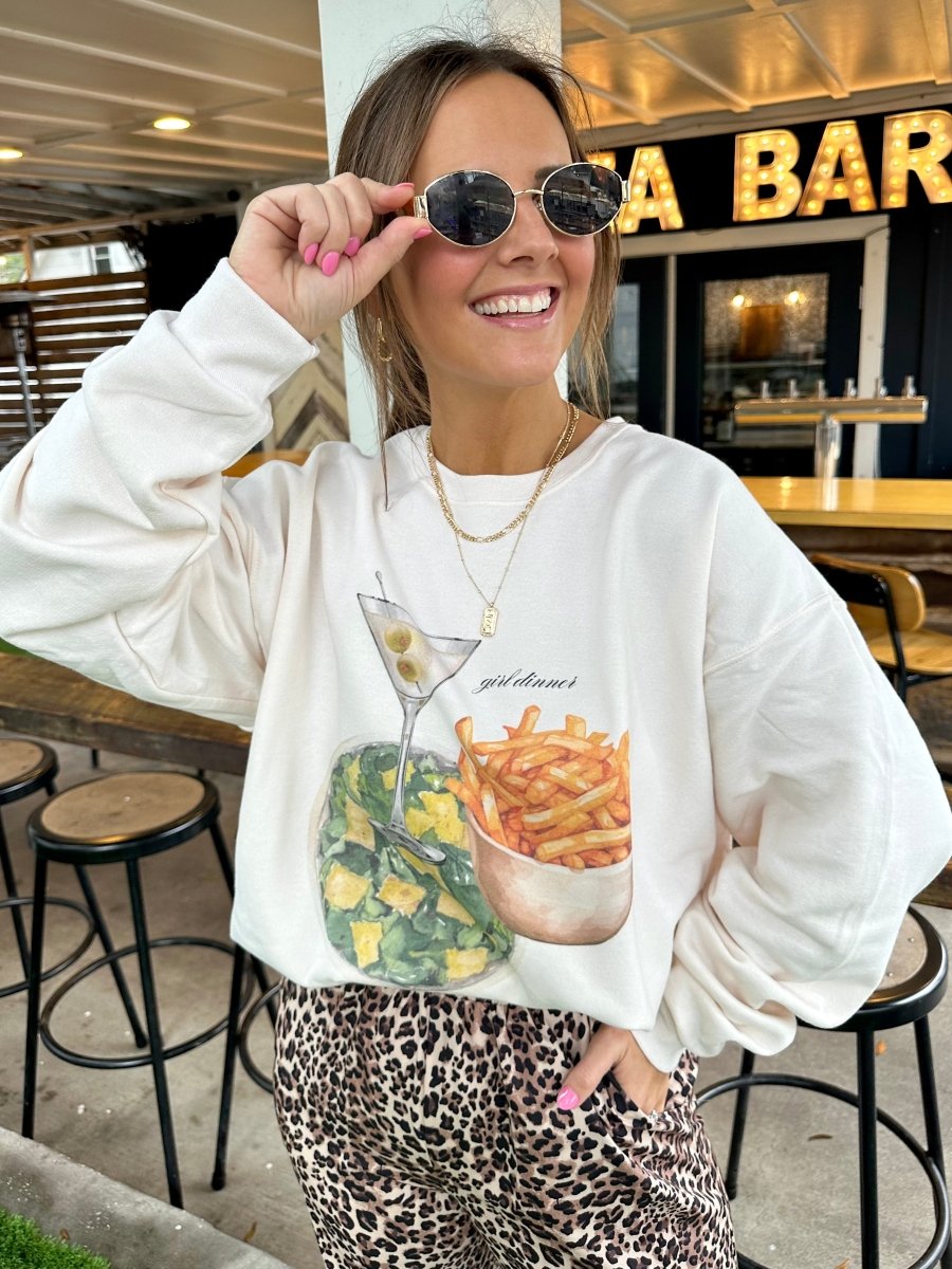 Make It Yours™ ‘Girl Dinner’ Crewneck Sweatshirt