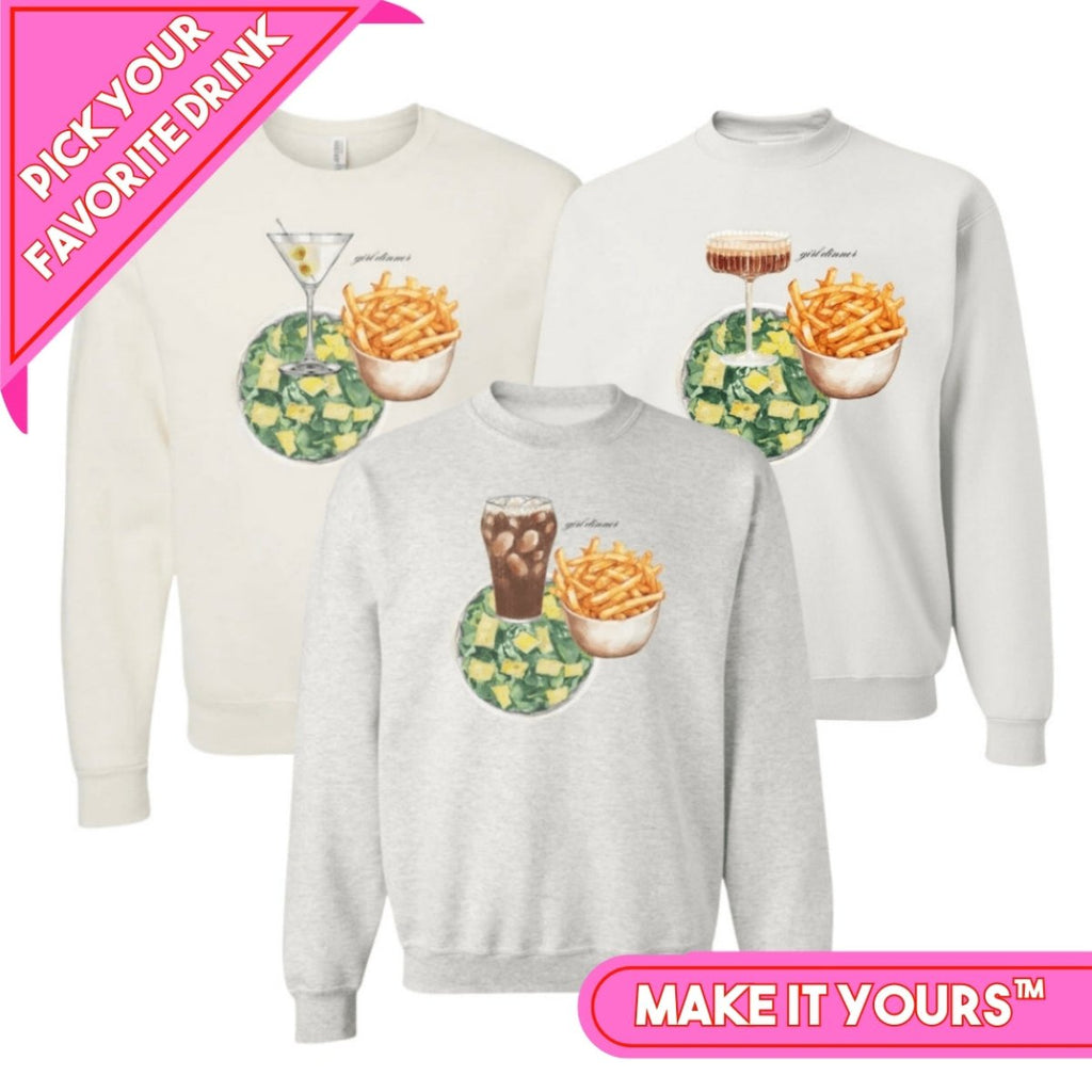 Make It Yours™ ‘Girl Dinner’ Crewneck Sweatshirt