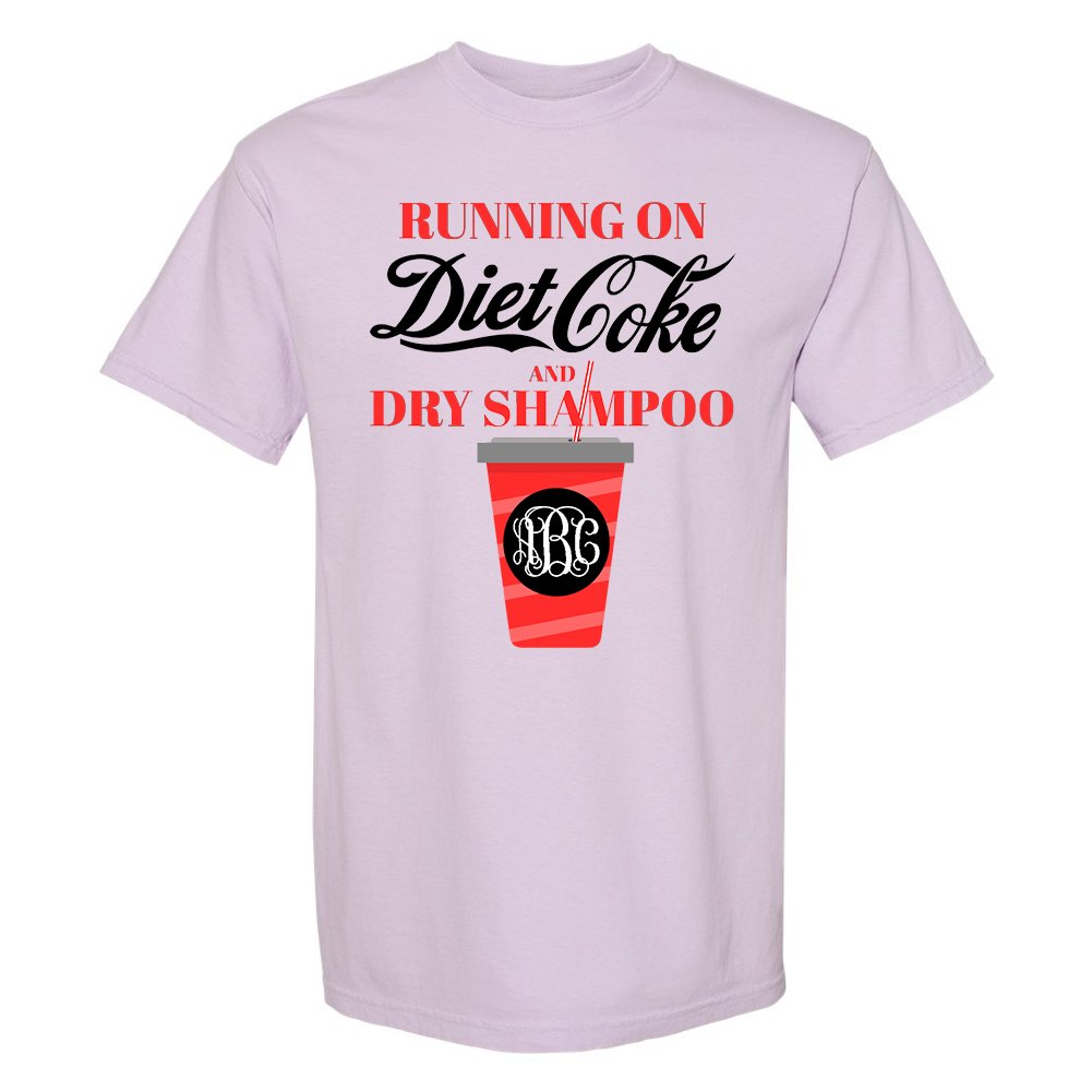 Monogrammed 'Diet Coke & Dry Shampoo' T-Shirt