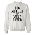 Monogrammed 'Dog Mother, Wine Lover' Crewneck Sweatshirt