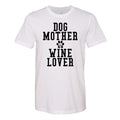 Monogrammed 'Dog Mother, Wine Lover' Premium T-Shirt