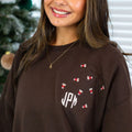 Monogrammed ‘Espresso Martini Confetti’ Crewneck Sweatshirt