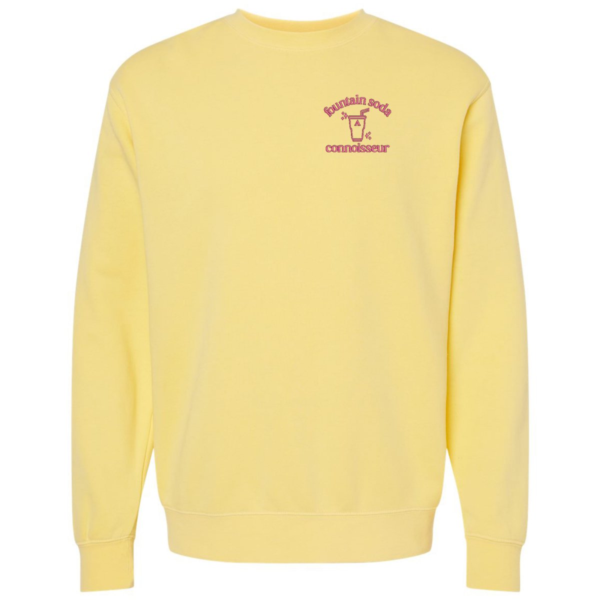 Monogrammed 'Fountain Soda Connoisseur' Cozy Crew