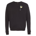 Monogrammed Wine Glass Premium Crewneck Sweatshirt