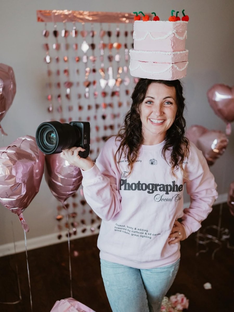 'Photographer Social Club' Crewneck Sweatshirt