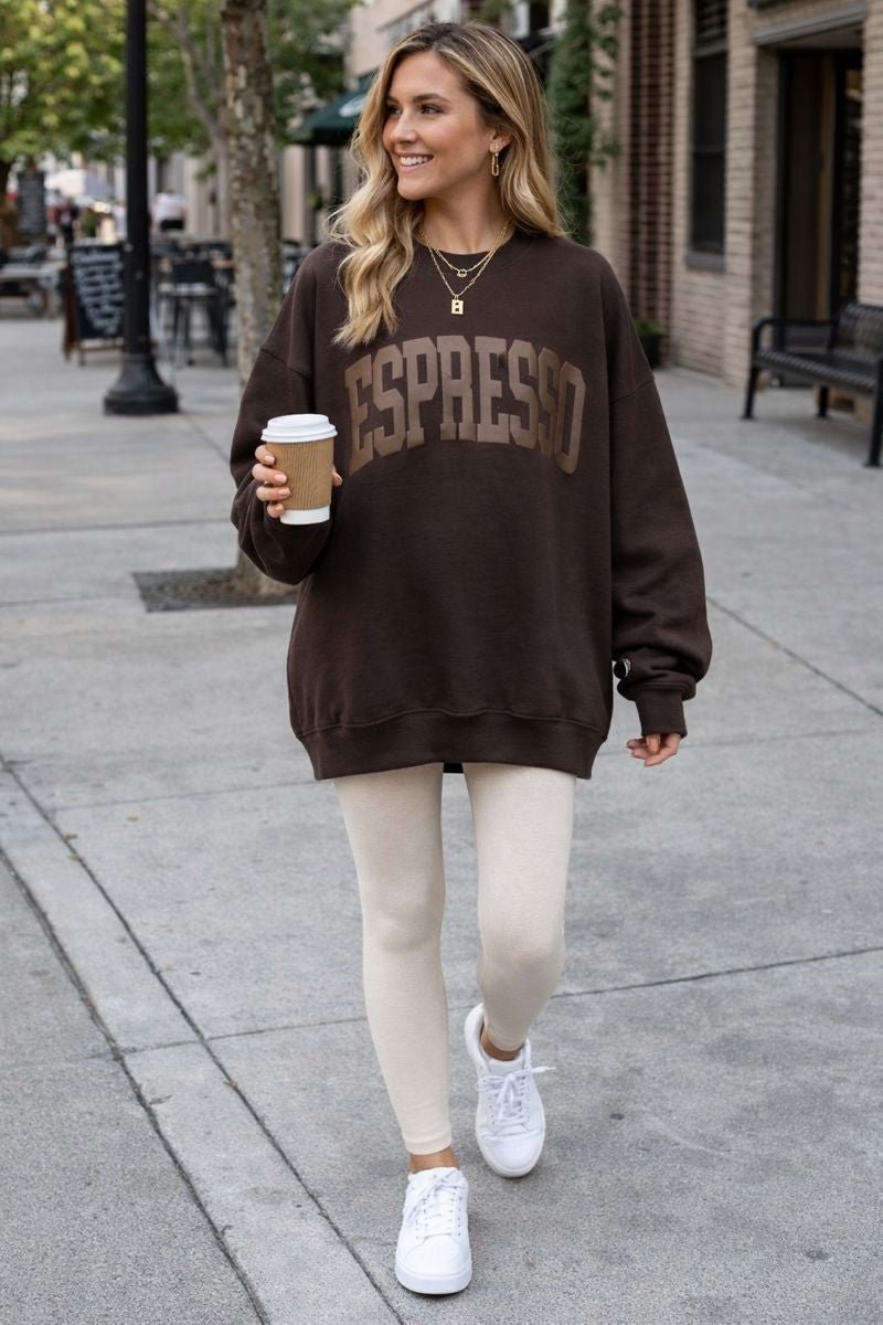 PUFF 'Espresso' Crewneck Sweatshirt
