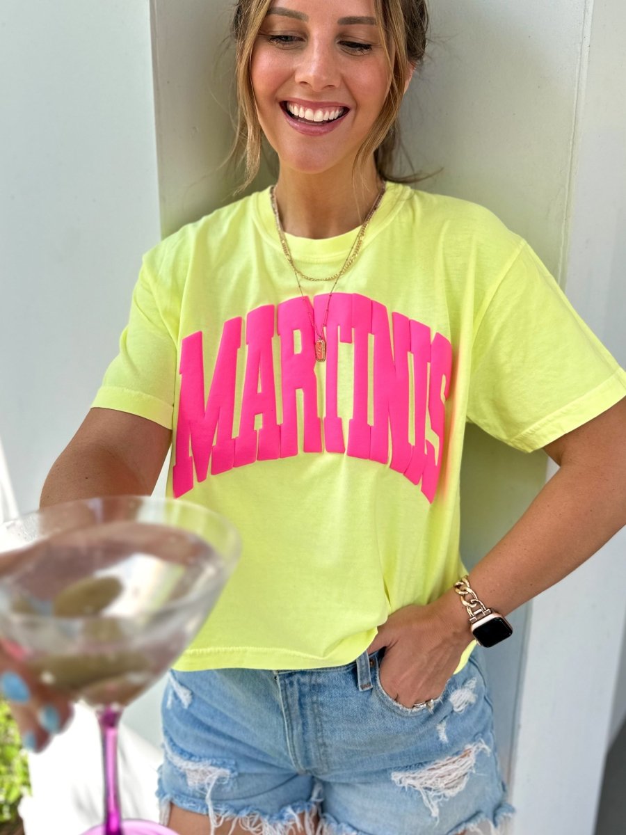 PUFF 'MARTINIS' Boxy Tee