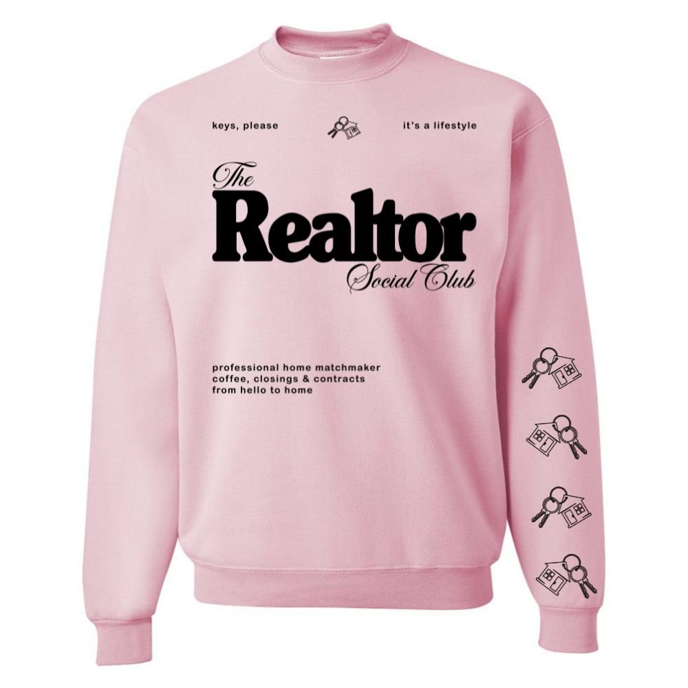 ‘Realtor Social Club' Crewneck Sweatshirt