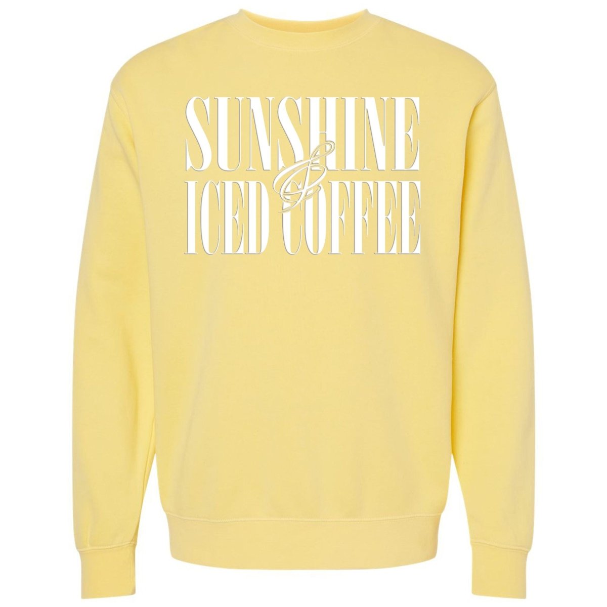 'Sunshine & Iced Coffee' PUFF Cozy Crew