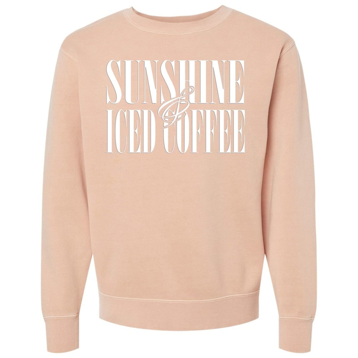 'Sunshine & Iced Coffee' PUFF Cozy Crew