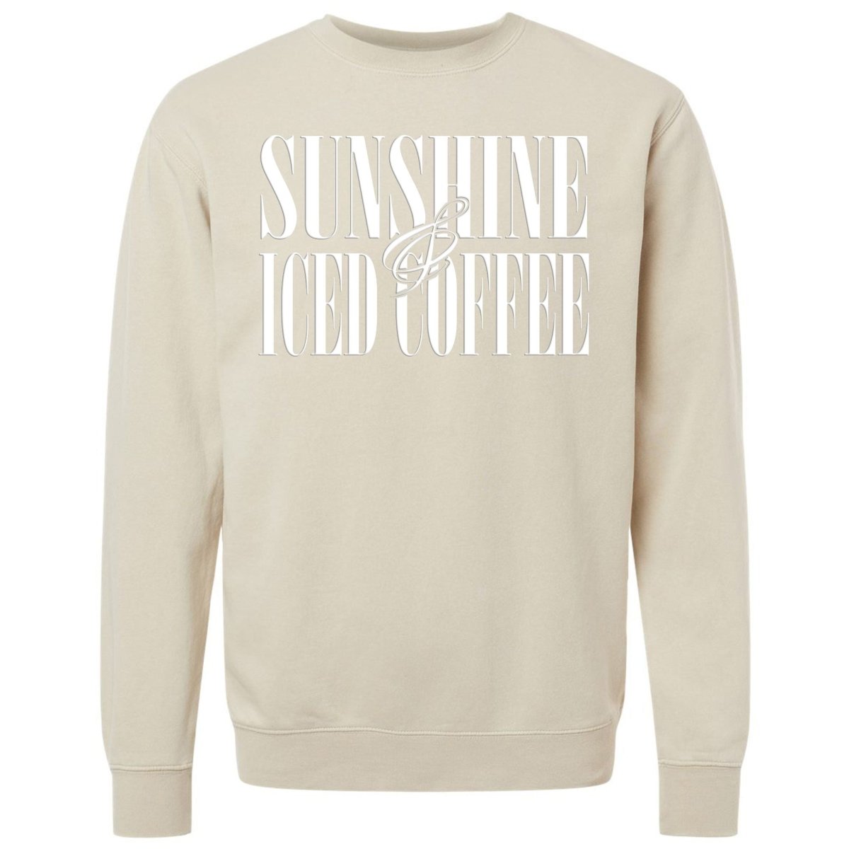 'Sunshine & Iced Coffee' PUFF Cozy Crew