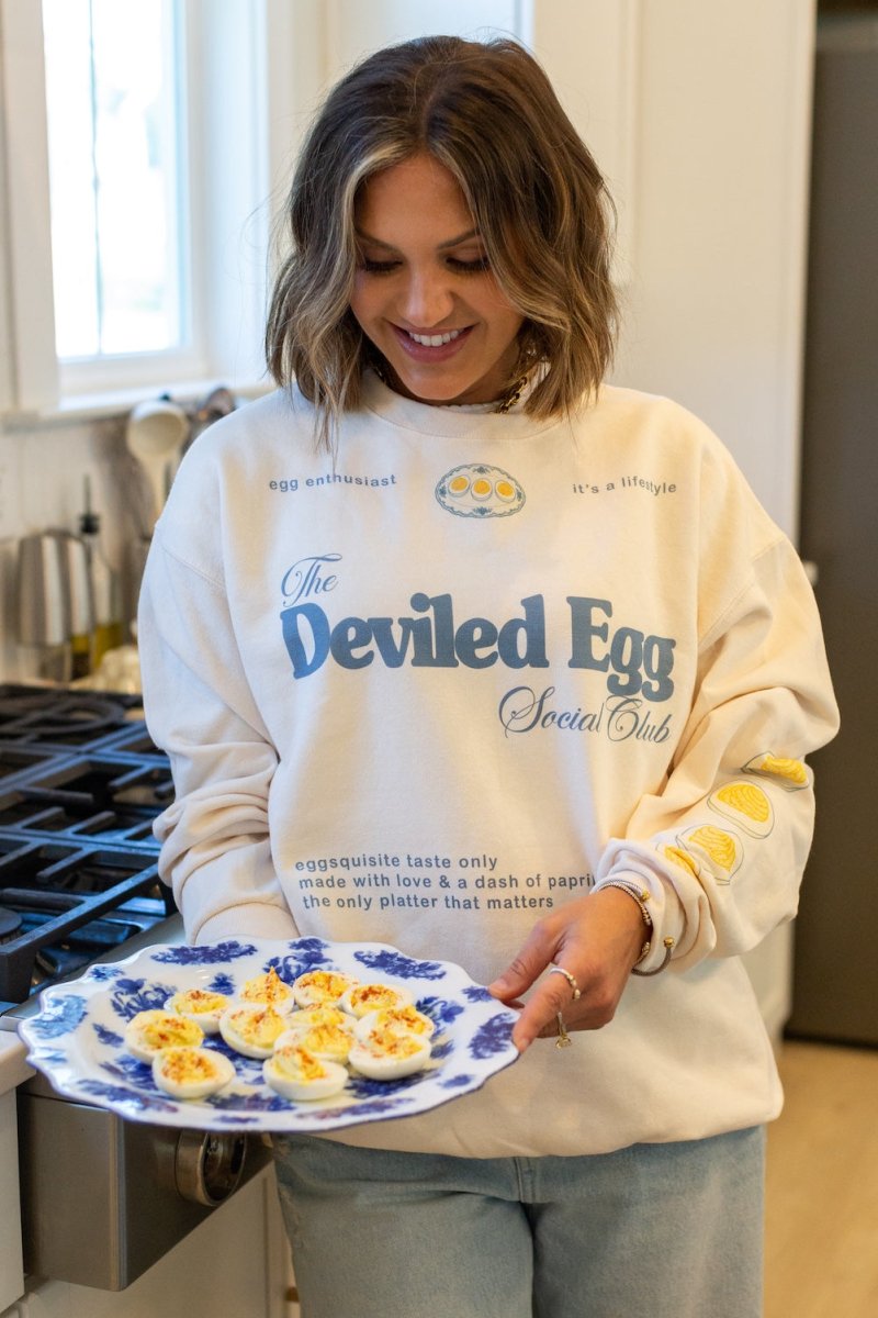 'The Deviled Egg Social Club' Crewneck