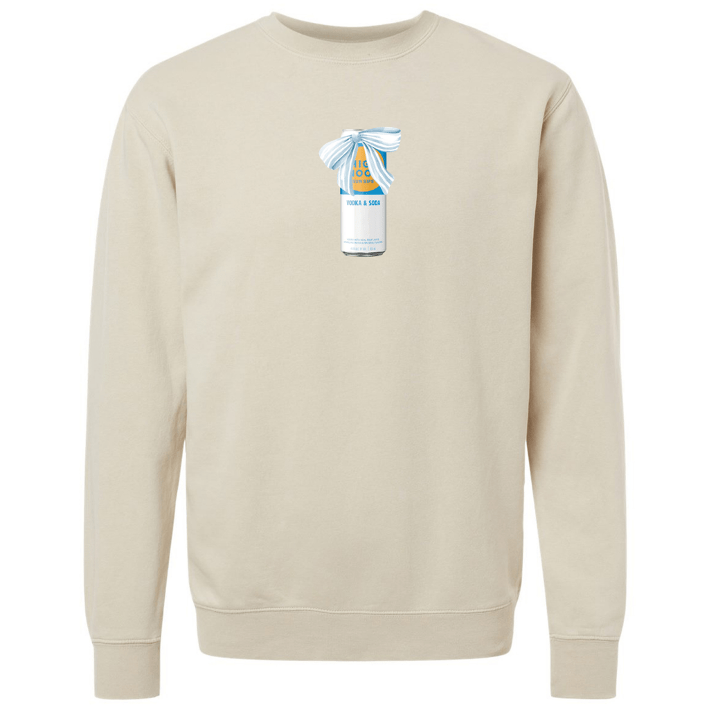'Vintage Beverage With Bow' Cozy Crew