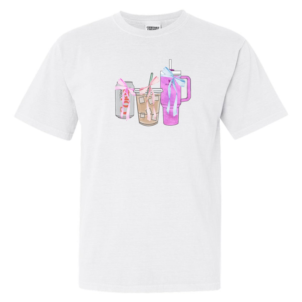 'We're Girls' Bow Drinks T-Shirt