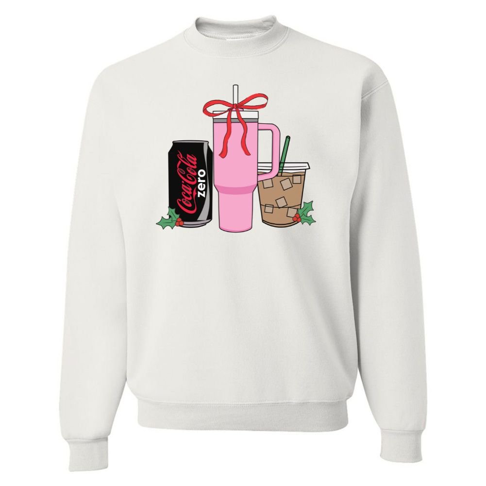 'We're Girls' Holiday Drinks Crewneck Sweatshirt